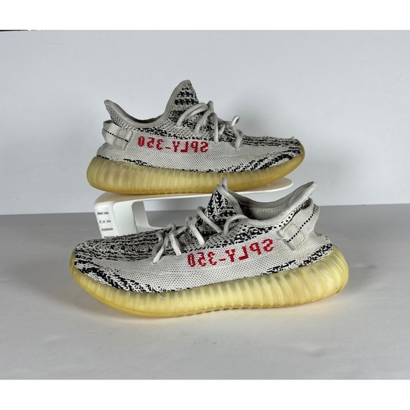 Yeezy Boost 350 V2 Zebra Men's Sneakers Athletic Running Shoes Pre Owned No SZ - Picture 1 of 15
